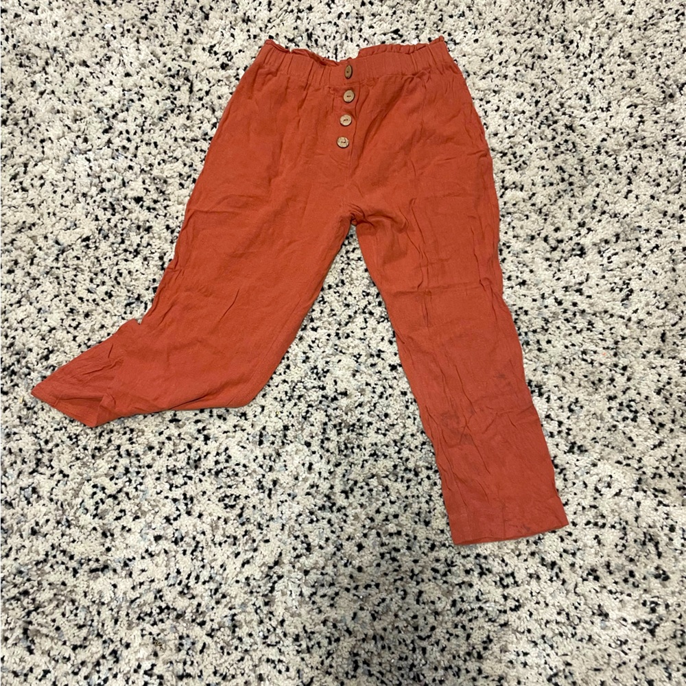Linen type pants